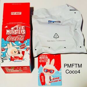 (Authentic) Popmart: The Monsters Coca-Cola Mini Figure - Surf with Me